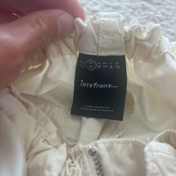 Cream Wide-Leg Pants - Picture 4 of 5